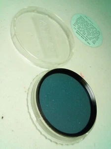 Yashica 55mm 80B Blue Filter Rare Size With Case D6 - Picture 1 of 7