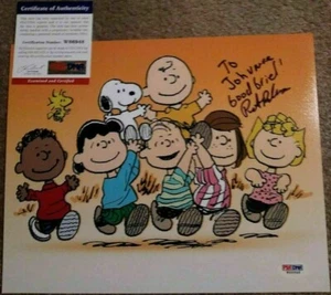 PEANUTS PETER ROBBINS Original Voice of CHARLIE BROWN Signed 8x10 Photo COA PSA - Picture 1 of 1