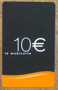 MOBICARTE 10 EUROS SPÉCIMEN CARTE ORANGE MBC MOBI TELECARTE PHONE CARD - Foto 1 di 2