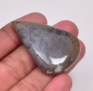 72.75 Cts Natural Dendrite Opal Cabochon Healing Gemstone - Picture 1 of 6