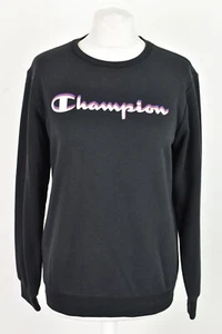 CHAMPION Black Crewneck Jumper size XL Boys 13/14 Yrs Pullover Outdoors - Picture 1 of 4