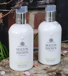 MOLTON BROWN 2 x 300ml Lily Of The Valley & Star Anise & Caju & Lime Body Lotion - Picture 1 of 3