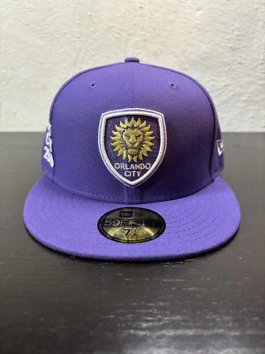 Gorra ajustada de fútbol Orlando City SC 2010 5950 MLS (talla adulta 7 1/8) púrpura Foto 1 de 4
