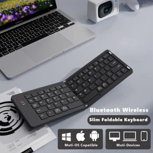 Foldable Quiet 67Key Bluetooth Keyboard for iOS iPhone iPad Tablet Android Phone - Picture 1 of 14