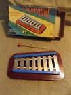 Vintage Art Deco Toy Xylophone only 1 hammer AMERICAN TOYS Orig Box