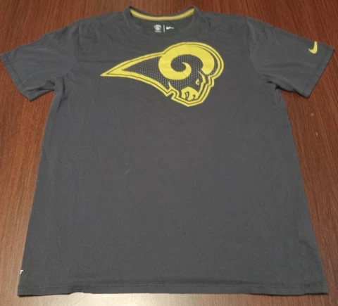 Nike NFL Rams T-shirt Youth Large Gray Cover