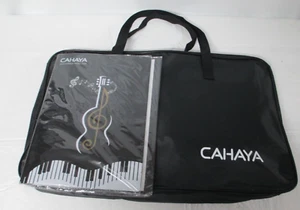 Cahaya Sheet Music Carrying Bag Black With Sheet Folder - Picture 1 of 5