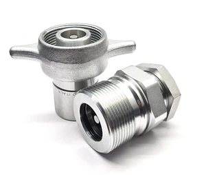 Hydraulische Kipper Schraubenkupplungen - 1" BSP Gewinde: Edbro-Hyva-Jost Interchange - Bild 1 von 4