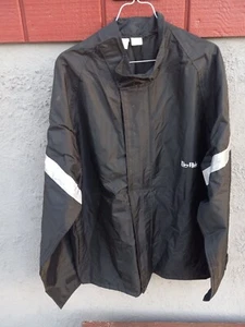 HERREN XL DRY RIDER MOTORRAD FAHREN REGENAUSRÜSTUNG 2-TEILIG ANZUG JACKE & HOSE SCHWARZ - Bild 1 von 7