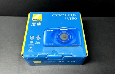 Cámara digital Nikon COOLPIX W150 impermeable W150BL azul NUEVA EN CAJA Foto 1 de 4