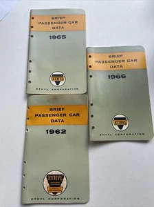 Ethyl Corporation Brief Personenwagen Daten 1962, 1965, 1966 Heft - Bild 1 von 7