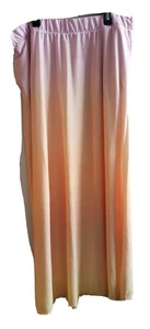 Cato Women's Orange Hombre Maxi Skirt size L Tangerine #L4 - Picture 1 of 3