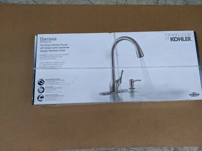 Kohler Barossa  R776-SD-VS Pull-Down Kitchen Faucet - Vibrant Stainless - Image 1 of 3