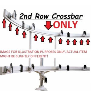 New Humanscale Para/Flex 2nd Row Crossbar Silver *Crossbar Only!* - Picture 1 of 2