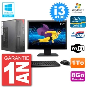 PC Fujitsu Esprimo E520 Pantalla 27" i3-4130 RAM 8Go Disco 1ToNuevo DVD Wifi W7 - Imagen 1 de 1