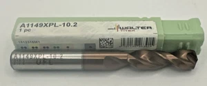 Walter Titex A1149XPL-10.2mm 3xD HSS-E Cobalt XPL (AICrN) Coated Drill - Picture 1 of 4