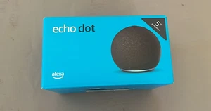 Amazon Echo Dot (4. Gen) Smart Lautsprecher mit Alexa Anthrazit noch originalverpackt  - Bild 1 von 1