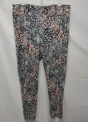 Leggings para mujer Cuddl Duds Comfort Code negro gris malva estampado animal XL Foto 1 de 4