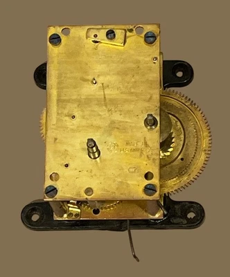 Старый Сет Томас No 2 Регулятор часы вес привод движения и кронштейн подписанный - Изображение 1 из 4