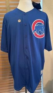 NWT Majestic Chicago Cubs Kris Bryant 2016 World Series Stitched Jersey Sz 2XL - Picture 1 of 5