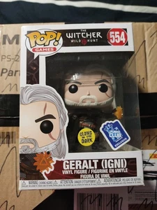 Funko Pop! Games – Geralt (Igni) Glow in the Dark #554 –The Witcher 3: Wild Hunt - Bild 1 von 5