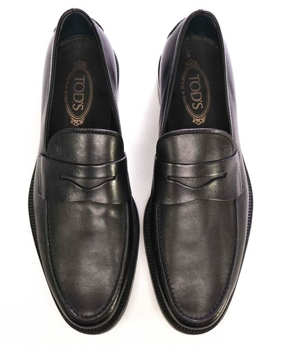TOD’S $825 TOD'S Mocassini penny "Boston" in pelle nera US 12 5 (11 5 UK)
