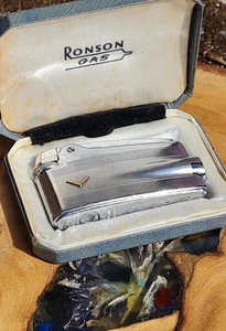 Boxed Gents Ronson Varaflame Vintage Classic Lighter. Working And No Lecks - Bild 1 von 5