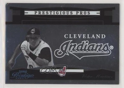 2005 Playoff Prestige Prestigious Pros Silver /75 Victor Martinez #PP-41 - Image 1 of 2