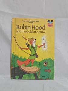 Hardcover Walt Disney's Robinhood and the Golden Arrow - Foto 1 di 4