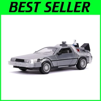 Jada 1: 24 比例时间机器压铸汽车-完美收藏物品带灯 — 第 1/4 张图片