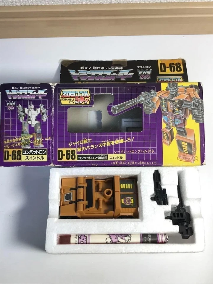 US DDP 1986 TAKARA TRANSFORMERS SERIES G1 COMBATICON D-68 SWINDLE Japan - Image 1 of 4