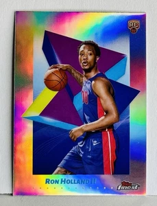 RON HOLLAND II Refractor (RC) 2024-25 Topps Finest Basketball #31 Pistons - Picture 1 of 2
