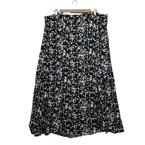 Anko Maxi Skirt Size 20 Black Viscose - Bild 1 von 8