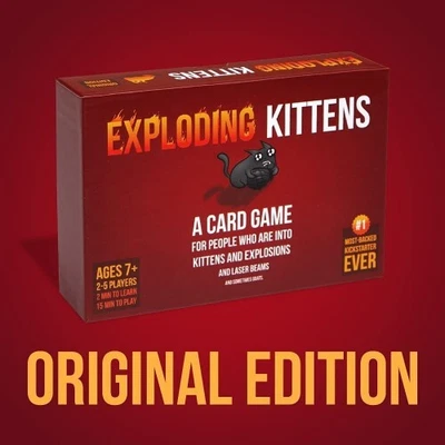 Original Edition Exploding Kittens -A Russian Card Games for Adults Teens & Kids - Image 1 of 4