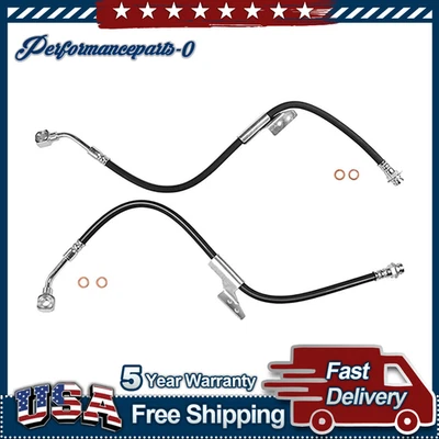 Compatível com Chevrolet Express 1500 1996-2001 2002 2X Sunsong freio hidráulico mangueira dianteira - Imagem 1 de 4