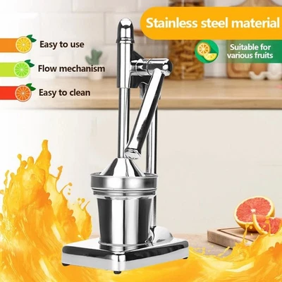 Prensa manual comercial exprimidor de frutas exprimidor de limón naranja máquina de prensa EE. UU. Foto 1 de 4