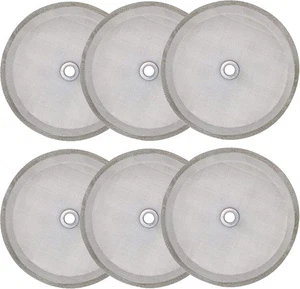 Pantalla de filtros de prensa francesa de 6 piezas, pantalla de malla de acero inoxidable de 4 pulgadas y...  - Imagen 1 de 6