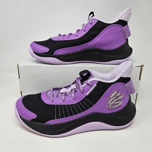 Under Armour Curry 3Z7 Purple Black Basketball Shoes / 3026622-500 / Men's 10.5 - Picture 1 of 6