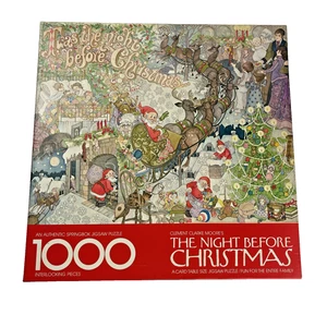 The Night Before Christmas Puzzle Clement Clarke Moore Springbok 1975 VTG - Picture 1 of 12