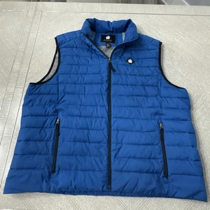Duluth Trading Co Men’s AKHG Puffin Mock Vest Size 2XL Blue - Picture 1 of 6