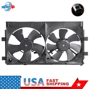 Conjunto de ventilador de refrigeración de radiador doble para Mitsubishi Lancer 2008-2016 2,0 L 2,4 L - Imagen 1 de 11