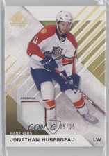 2016-17 SP Game Used Gold Spectrum Premium Material /25 Jonathan Huberdeau #9