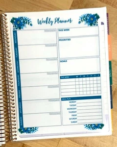 Weekly Planner Dashboard Insert for use with Erin Condren Planner - Picture 1 of 5