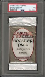 Antiquities Booster Pack English Graded PSA 7 Near Mint MTG Magic WOTC Vintage