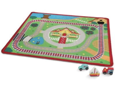 Melissa & Doug Aged 3+ Mickey Mouse Activity Play Rug  Green 39W x 35.5L - Image 1 of 3