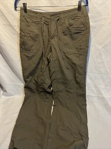 North Face Pants Ripstop Brown Outdoor Wear Womens Size 4 - Picture 1 of 10