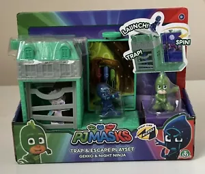 PJ Masks Trap & Escape Spielset Gekko & Night Ninja Micro Spielset Neu & Versiegelt - Bild 1 von 5