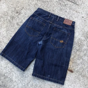 Vintage Phat Farm Shorts Adult Blue Baggy Embroidered Skate 90s Hip Hop Y2K - Picture 1 of 12