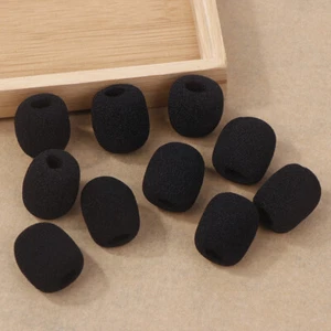 Headset Microphone Sponge For Motorcycle Intercom Helmet Bluetooth 10PCS - Picture 1 of 9