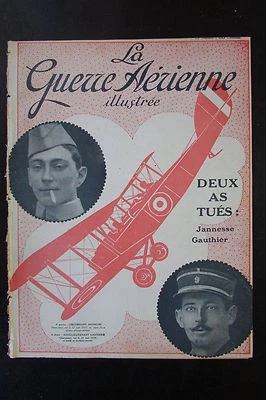 AVIATION WW1 LA GUERRE AERIENNE N° 86 de 1918 HORS TEXTE SS LIEUTENANT LARROUIL - Photo 1/2